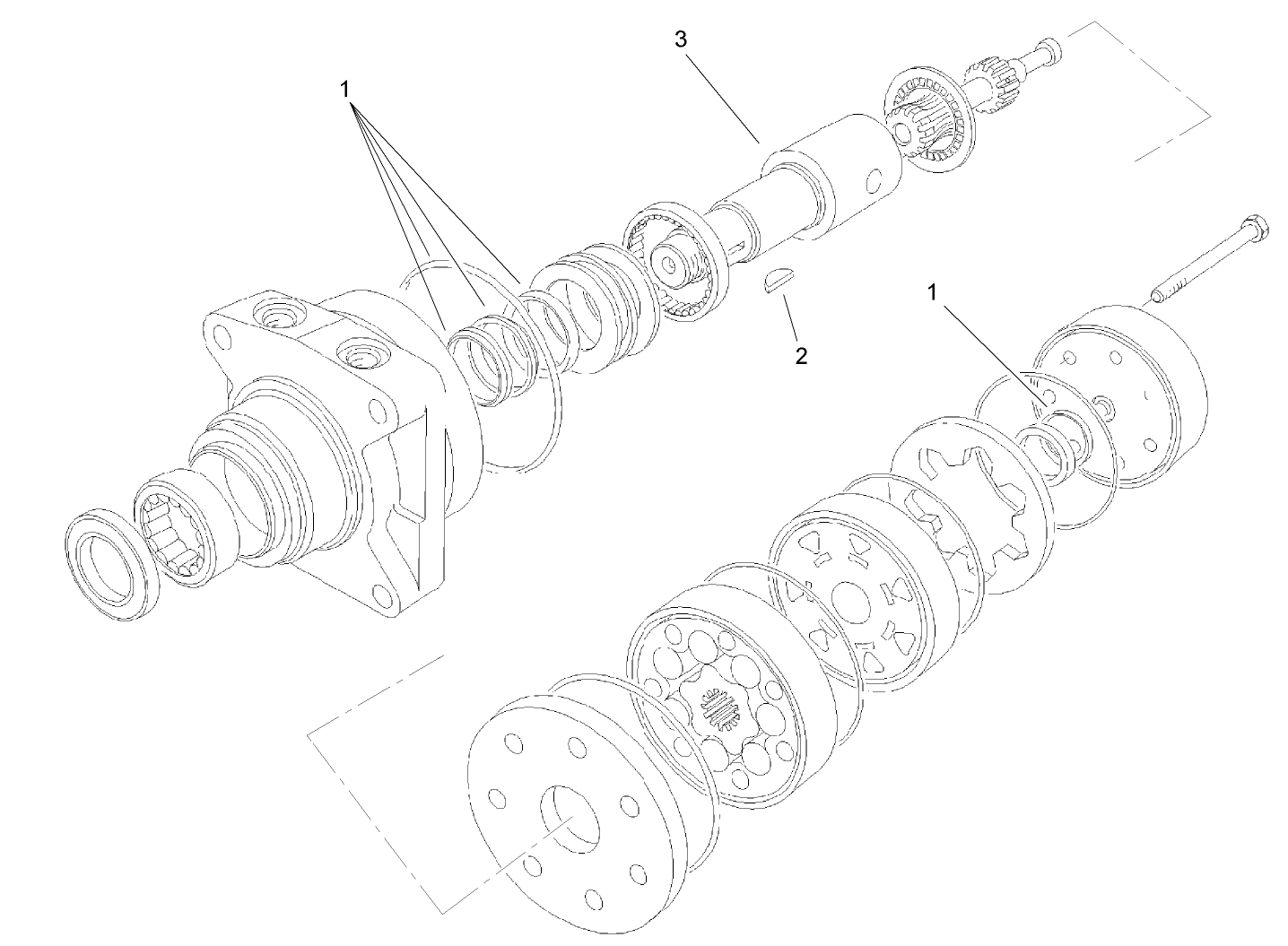 Hydraulic Motor Assembly No. 104-8470