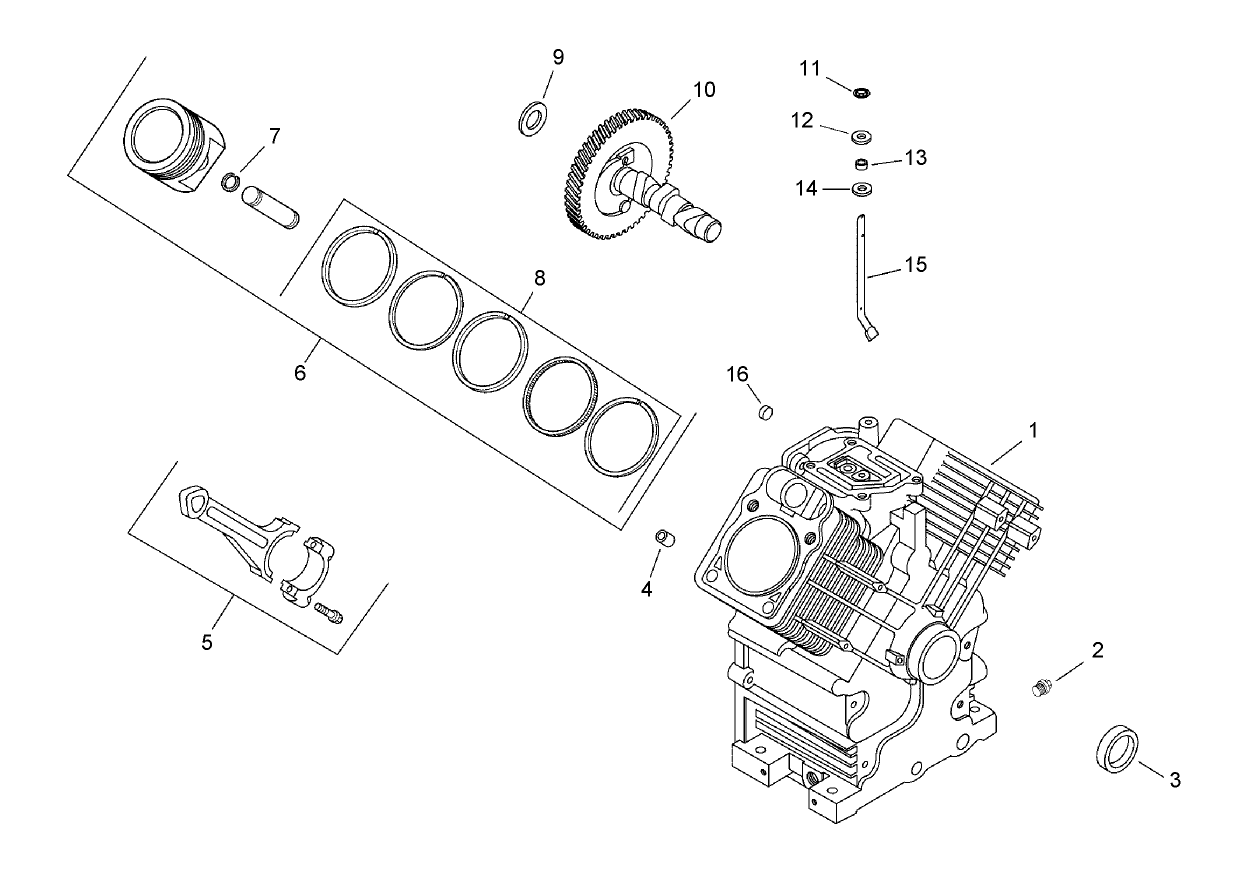 Crankcase Assembly  Kohler CH730-0132