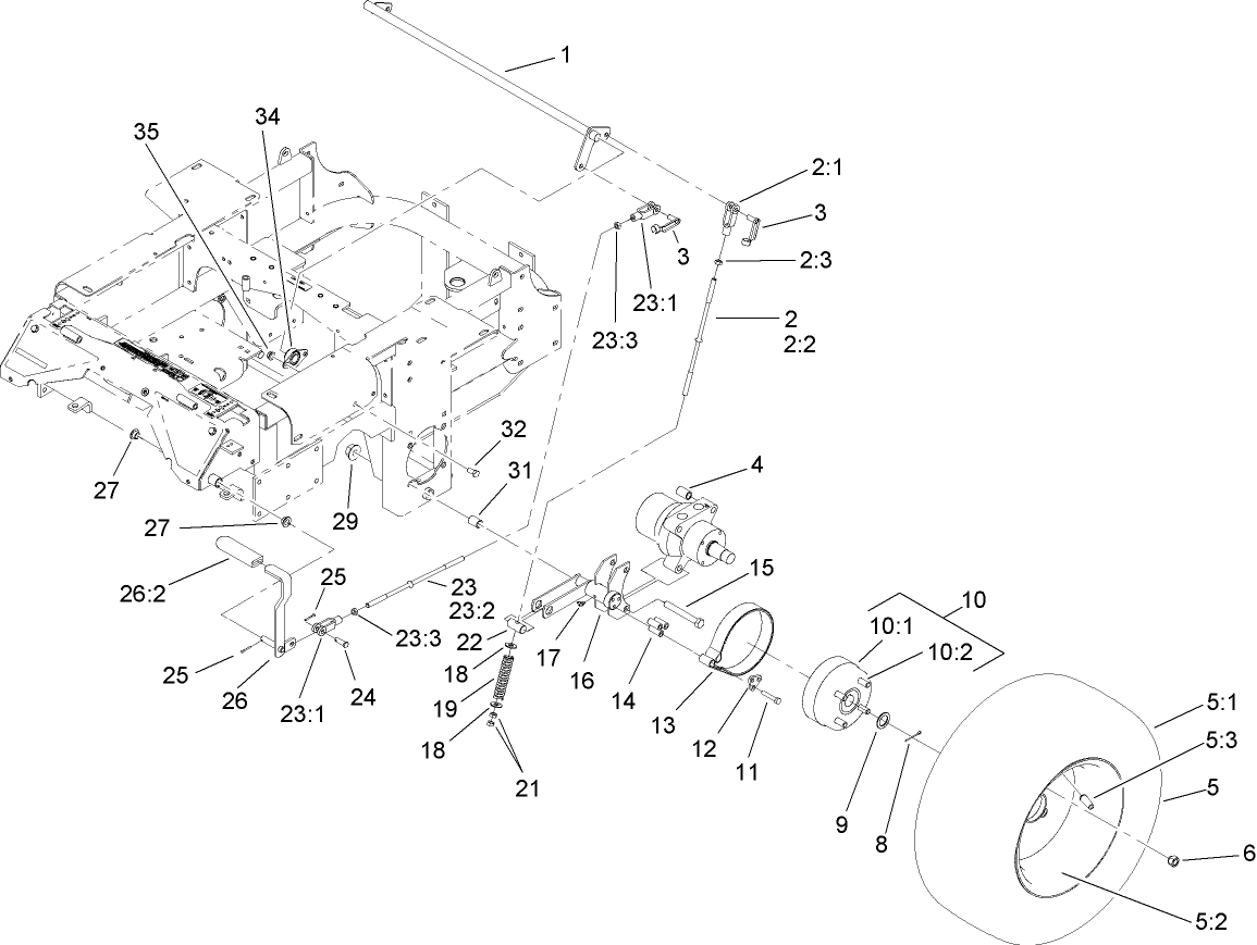 Parking Brake and Wheel Assembly