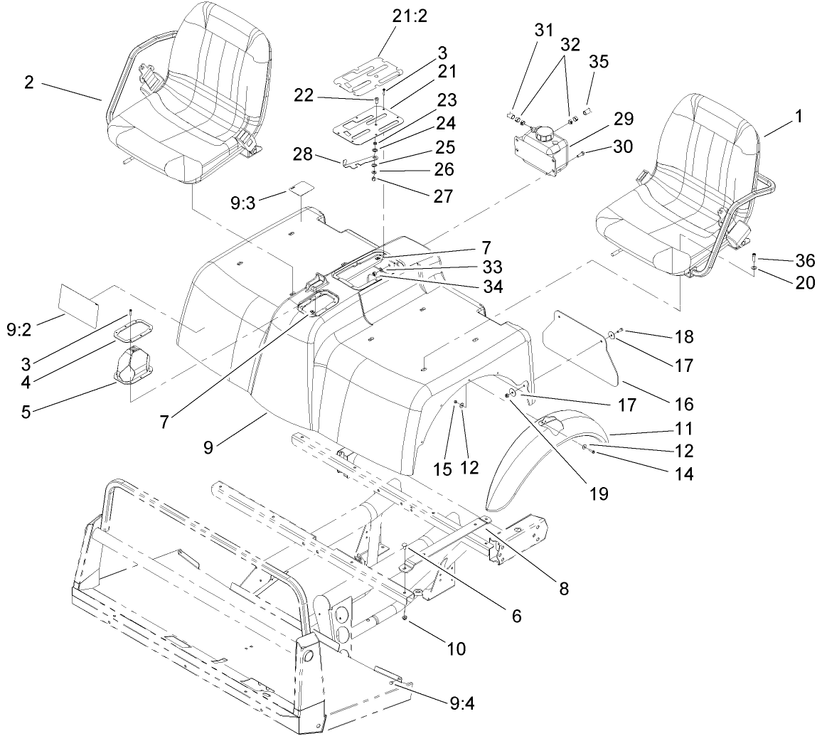 Shroud and Seat Assembly