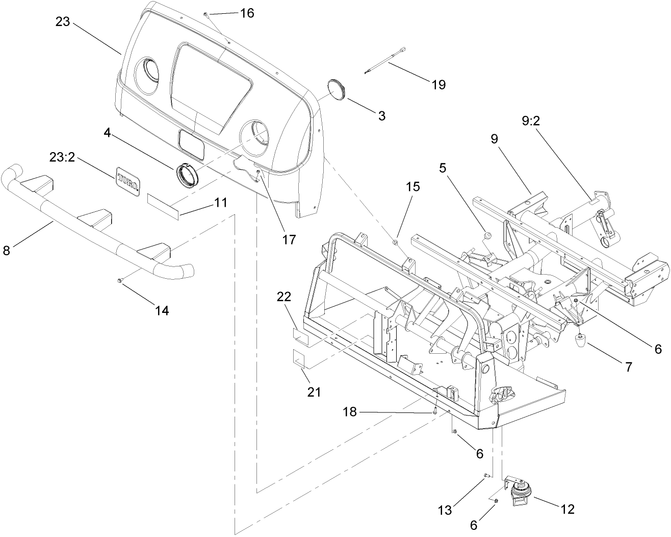 Hood and Bumper Assembly