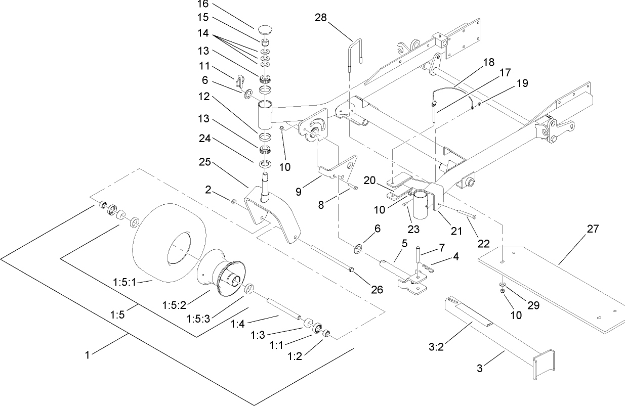 Caster Wheel Assembly