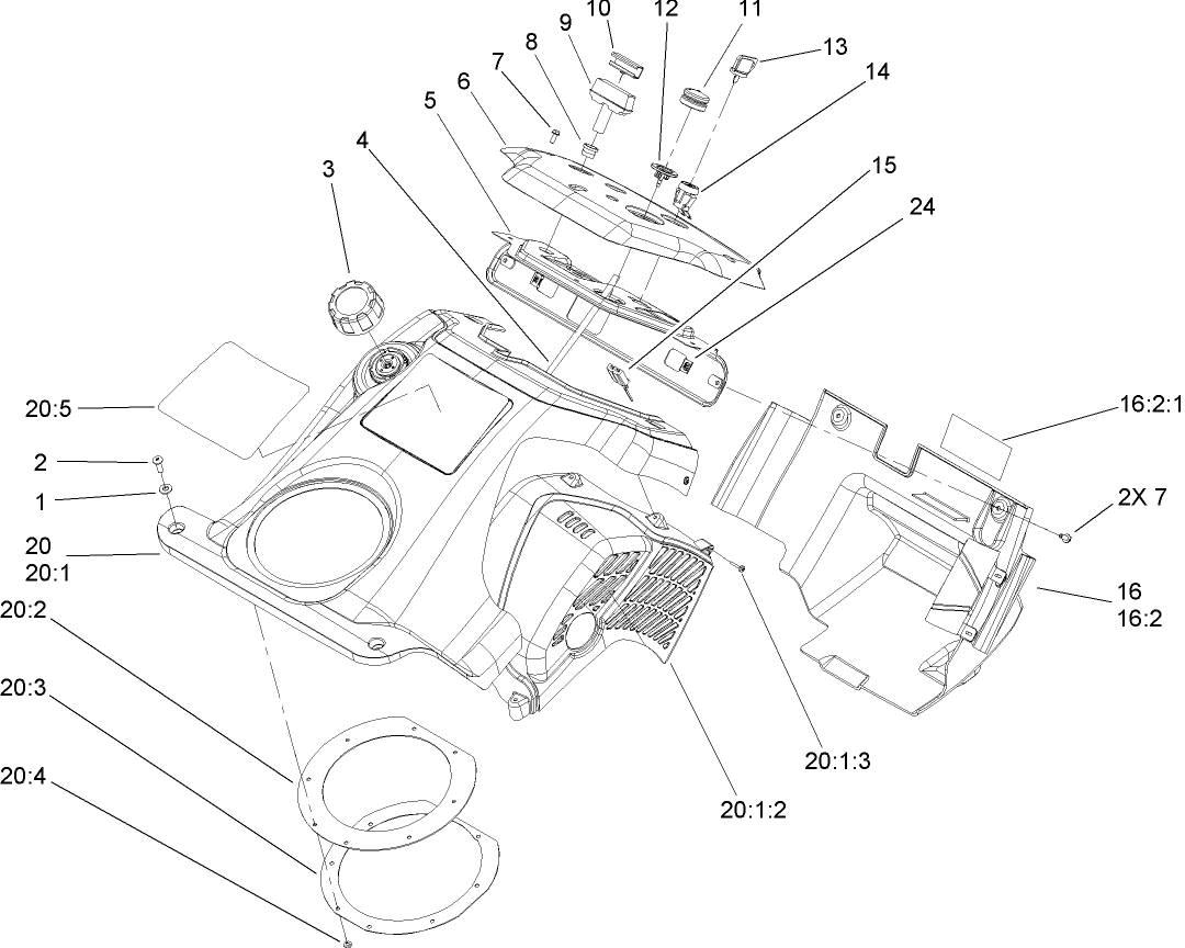 Shroud and Control Panel Assembly