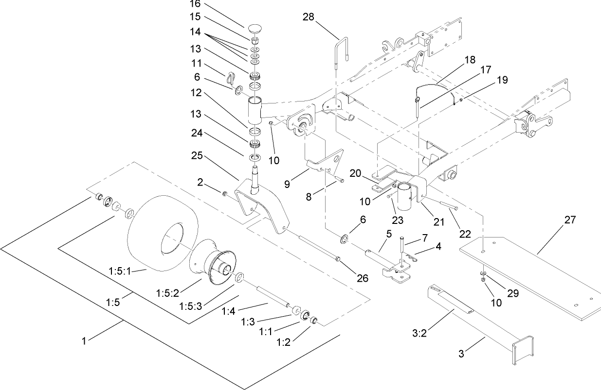 Caster Wheel Assembly