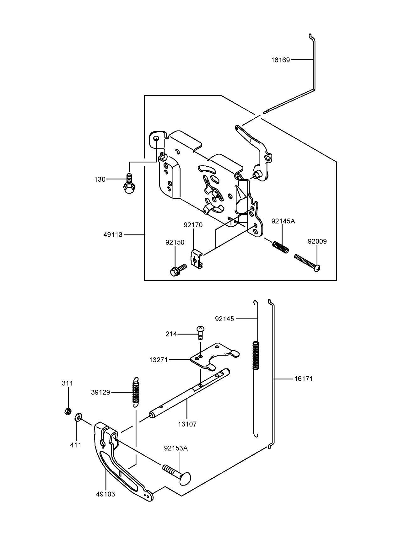 Control Equipment Assembly  Kawasaki FH541V-BS23-R