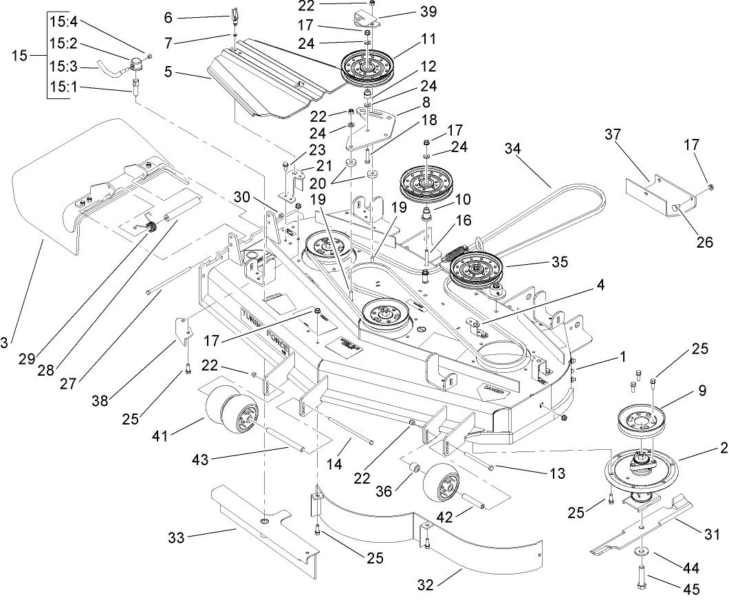 Deck Assembly No. 107-3190
