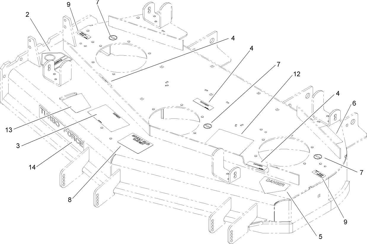 Deck Decal Assembly No. 107-8515