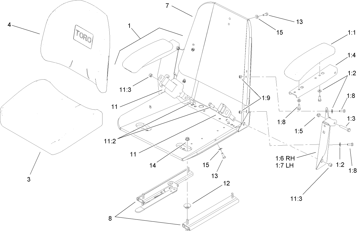 Seat Assembly No. 110-0446