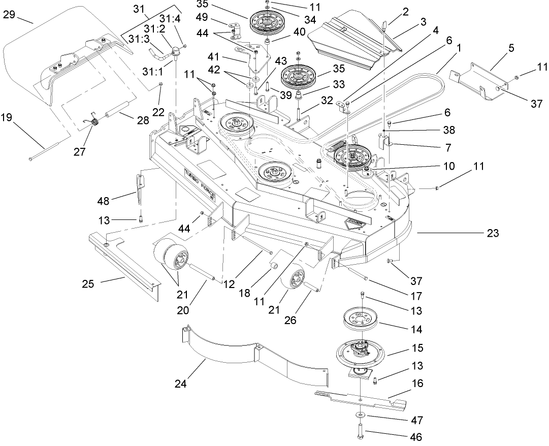 Deck Assembly No. 107-1670