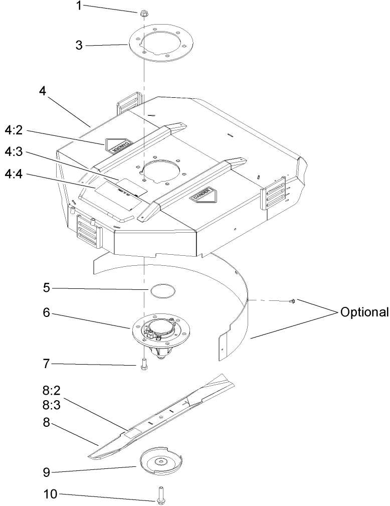 Chamber, Blade and Spindle Assembly