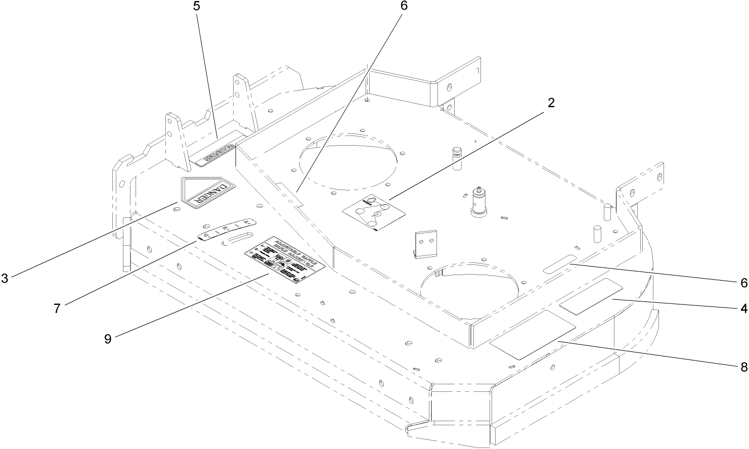 Deck Decal Assembly No. 110-4907