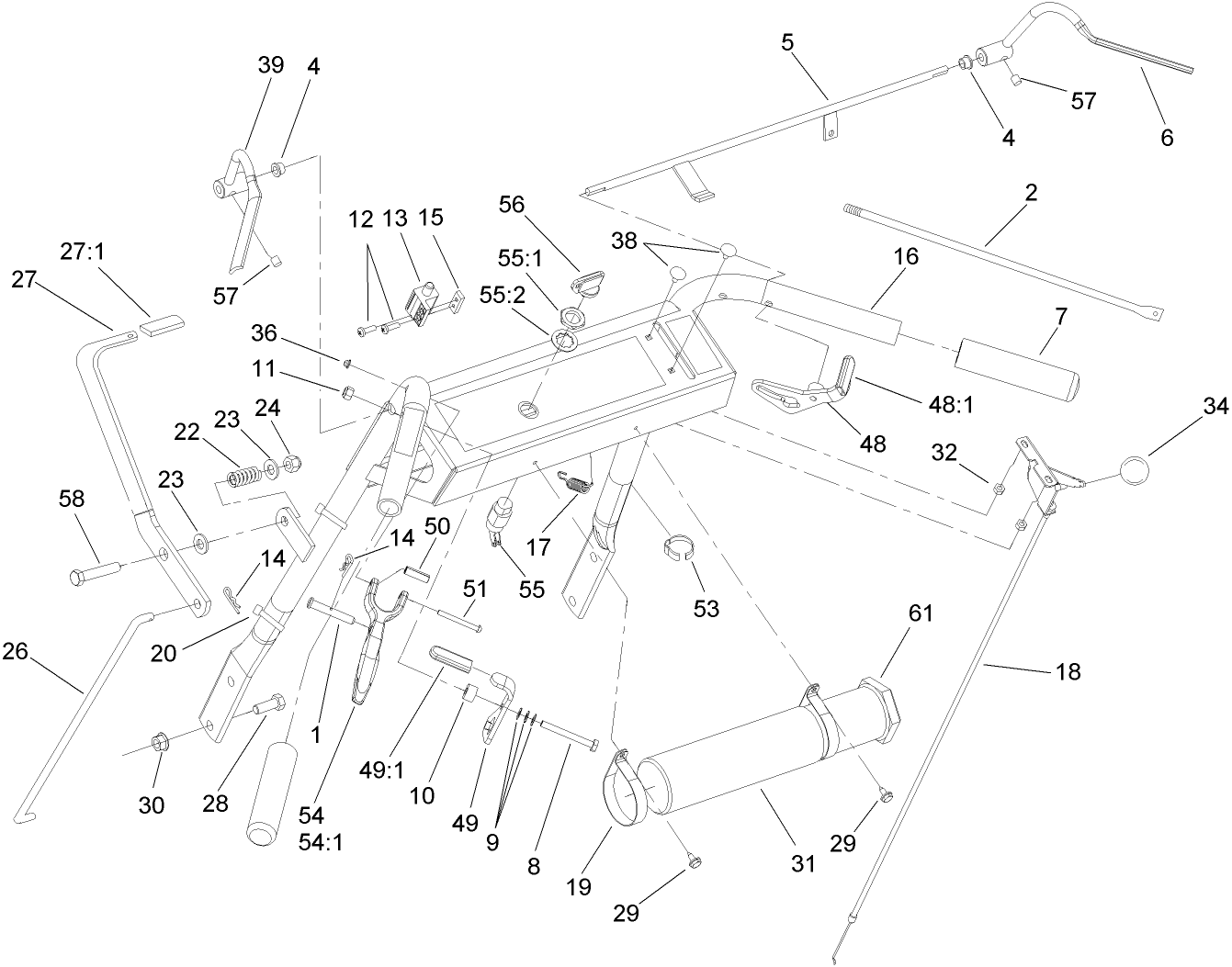 Handle and Control Assembly