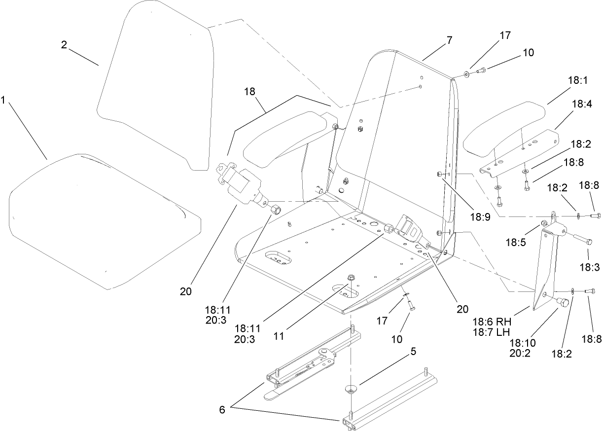 Seat Assembly No. 110-0442