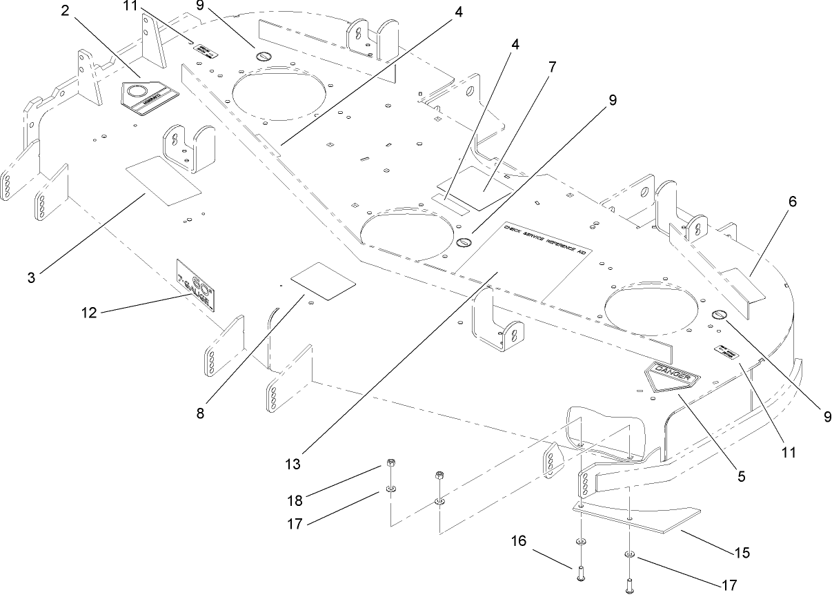 Deck Assembly No. 110-5561