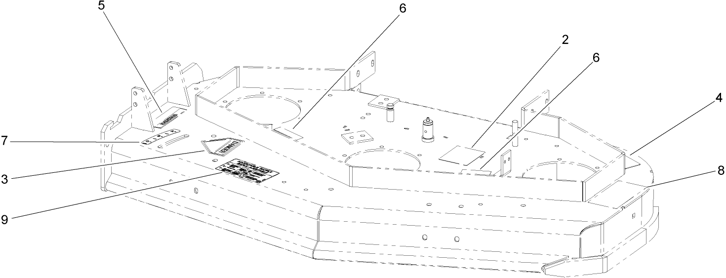 Deck Decal Assembly No. 110-4909