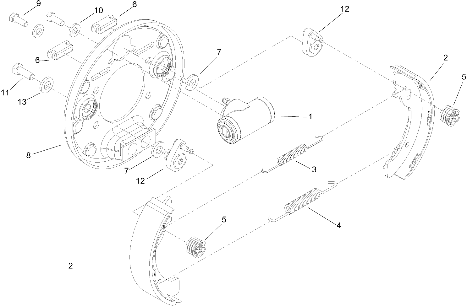 Front Brake Assembly No. 100-8285