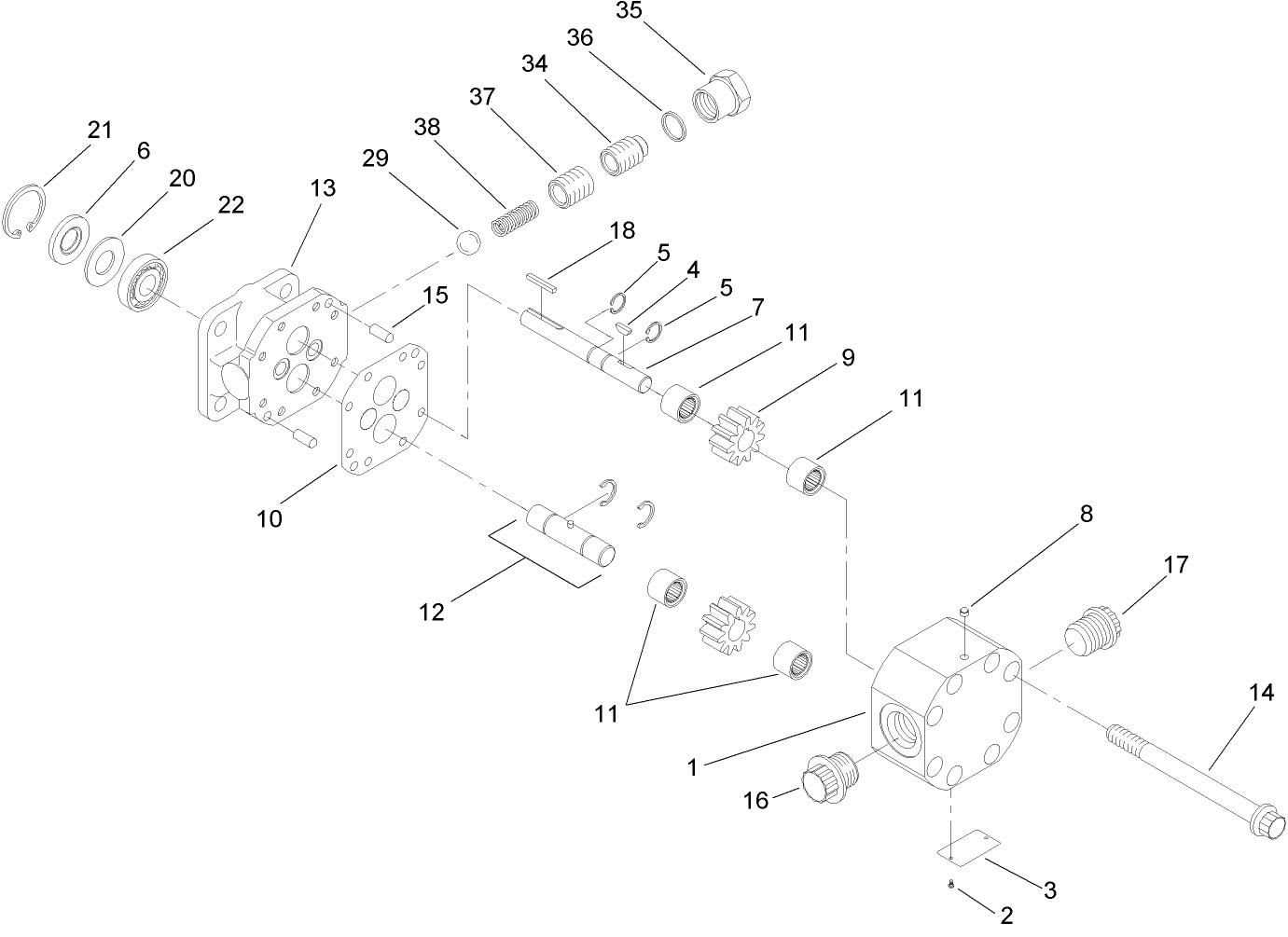 Steering Pump Assembly No. 100-8302