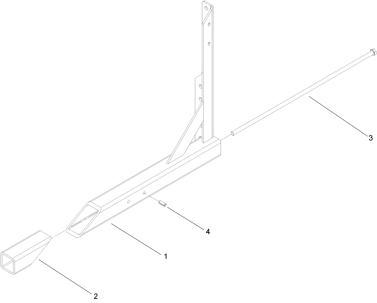 LH Boom Mount Assembly