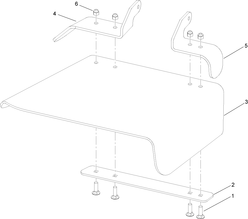 Rubber Deflector Assembly No. 108-7770