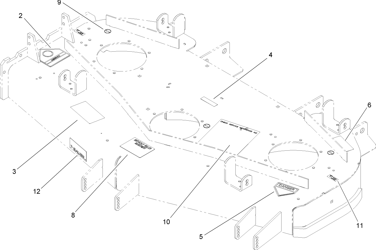 Deck Decal Assembly No. 110-5551