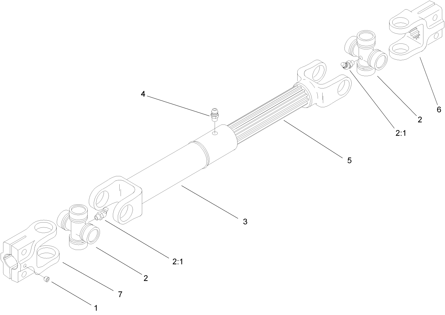 Drive Shaft Assembly No. 100-8293