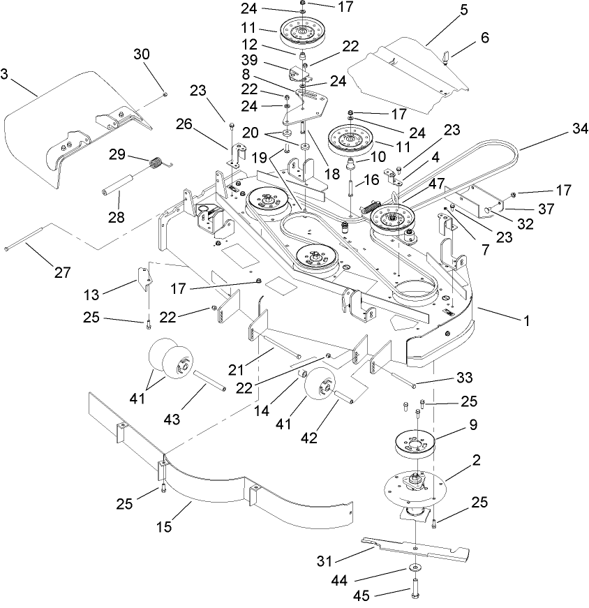 Deck Assembly No. 107-1667