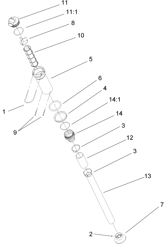 Top Mounted Suction Assembly
