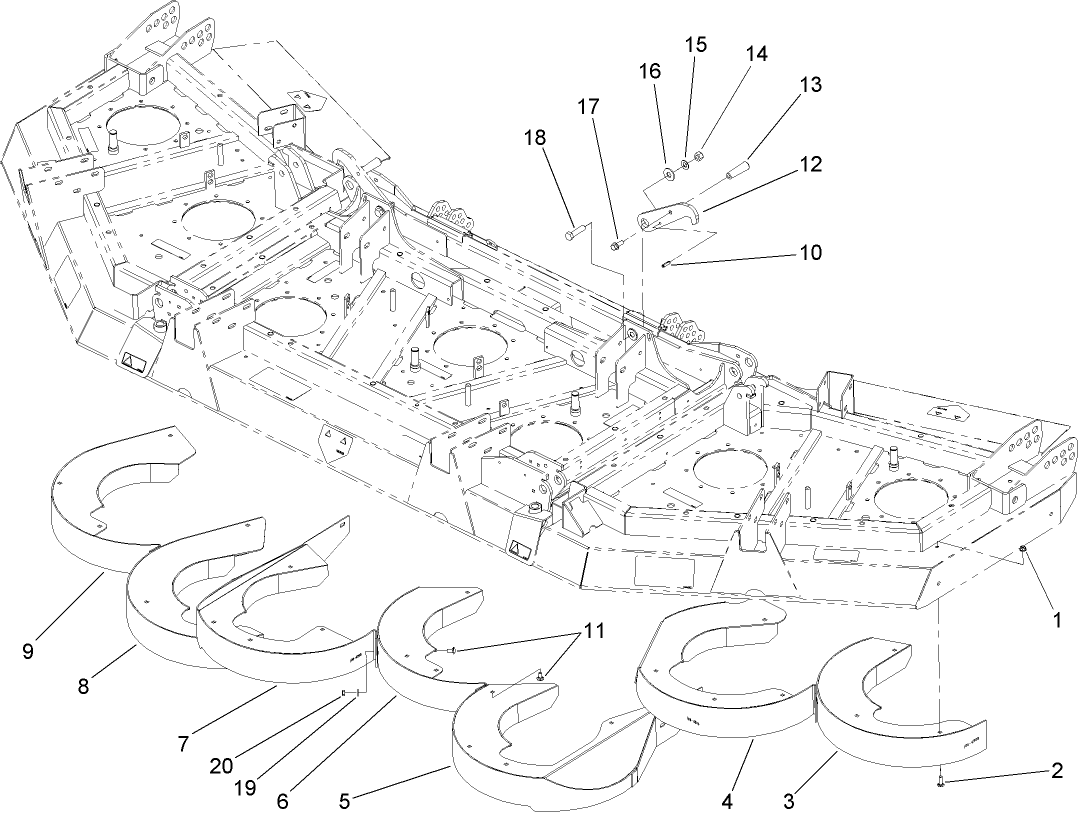 Rear Discharge Baffle Assembly