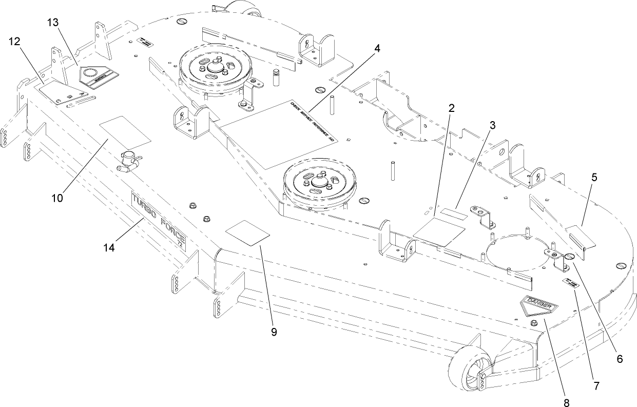 Deck Decal Assembly No. 107-7677
