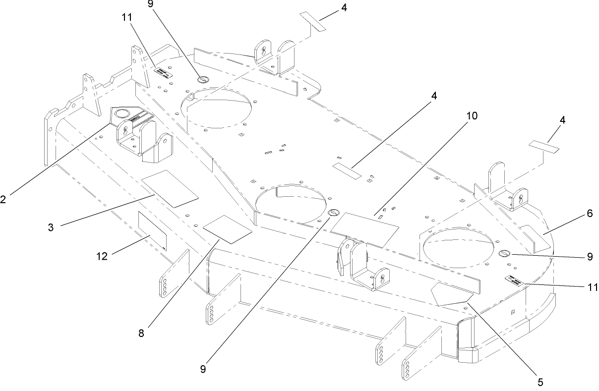 Deck Decal Assembly No. 107-1693