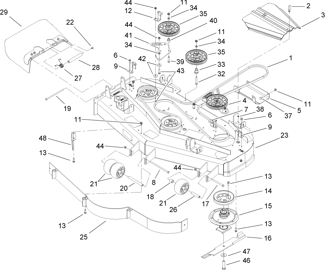 Deck Assembly No. 107-1694