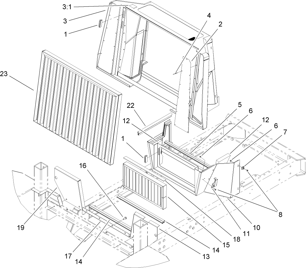 Cowl and Screen Assembly