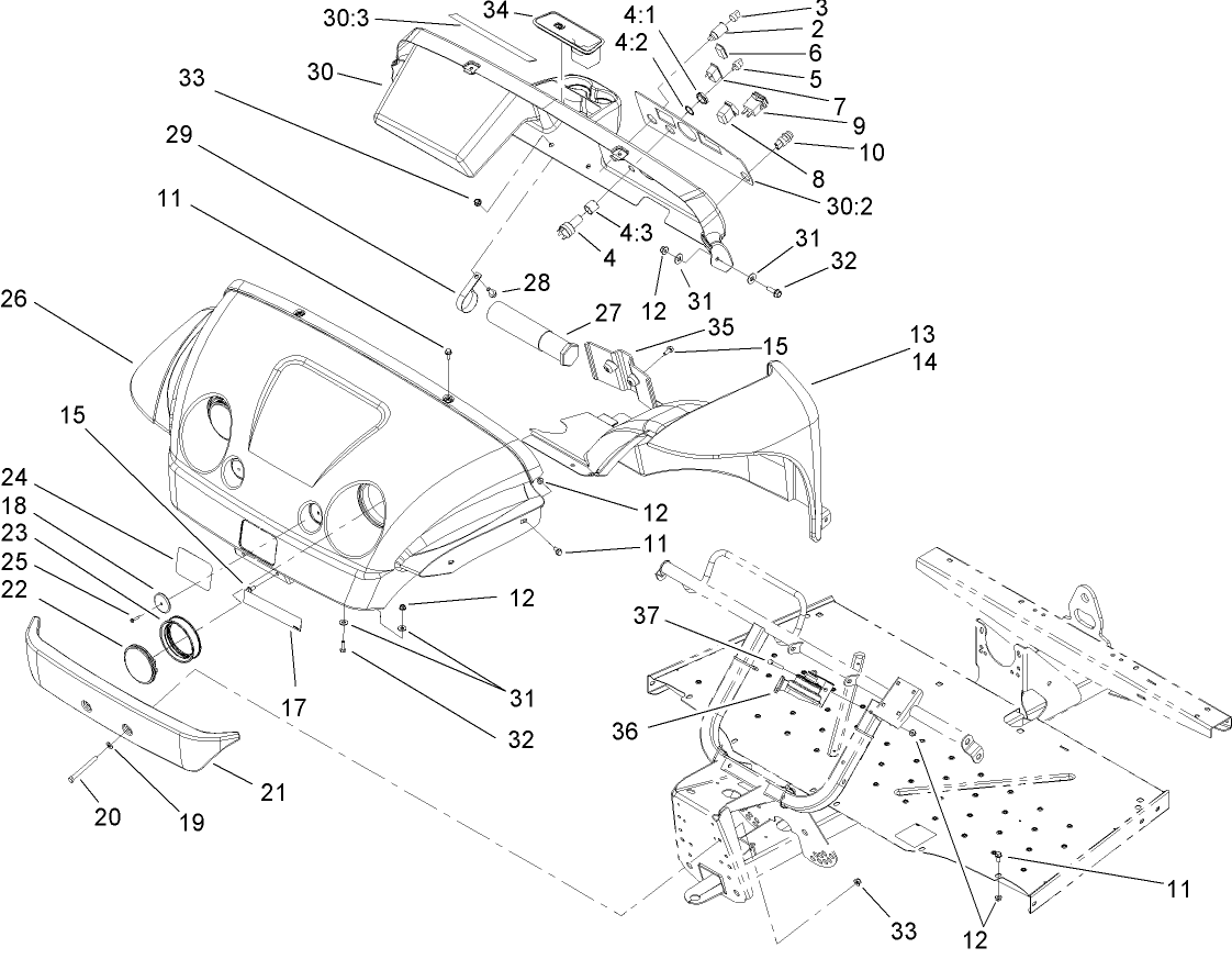Hood and Fender Assembly