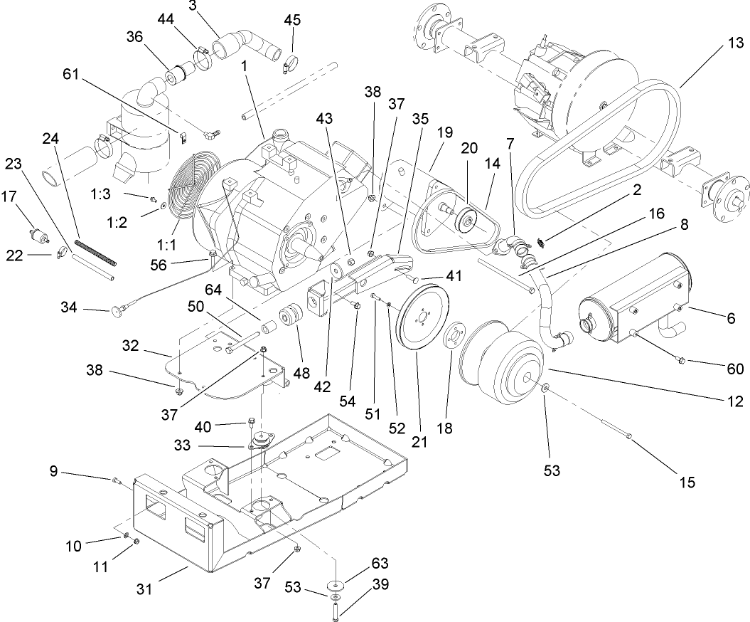 Engine and Clutch Assembly