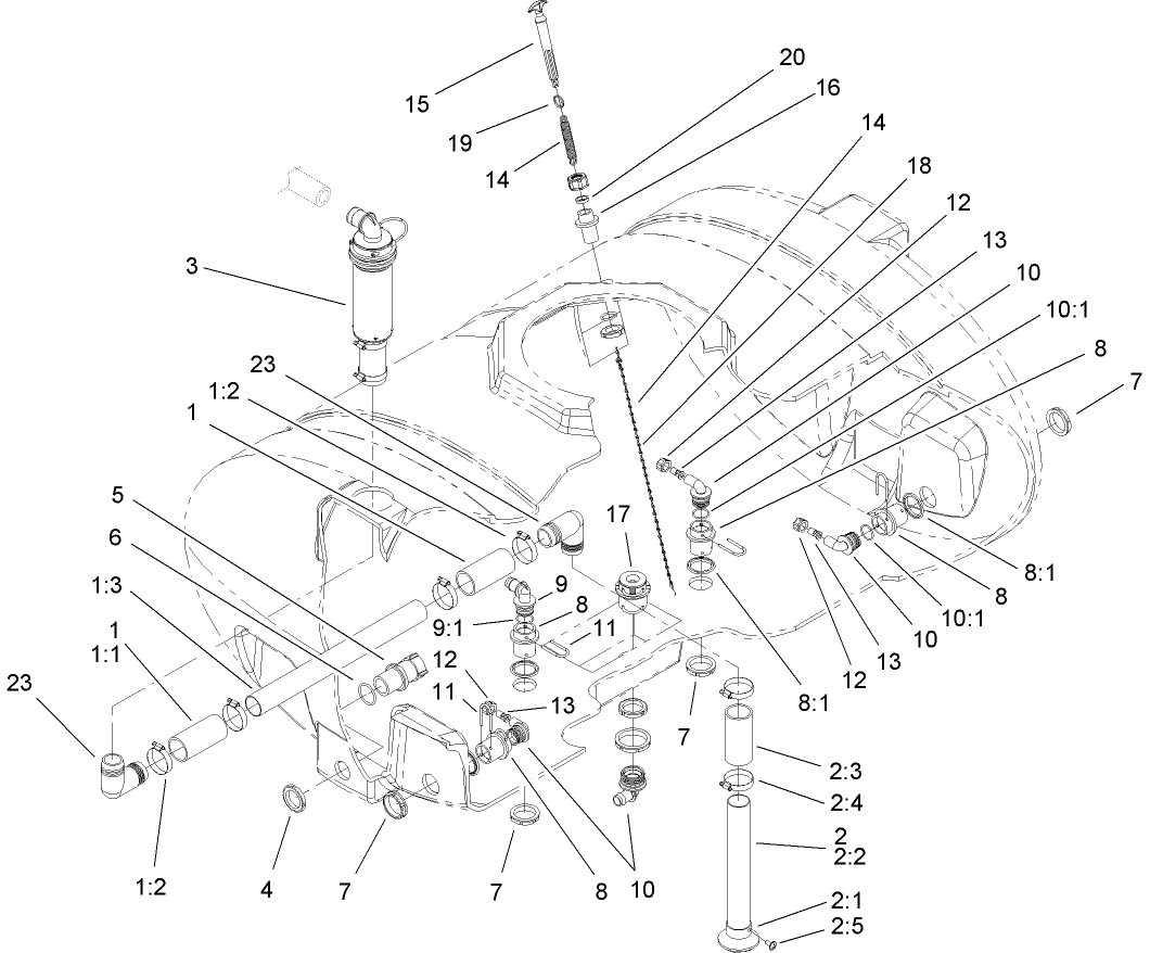 Internal Sprayer Component Assembly No. 2