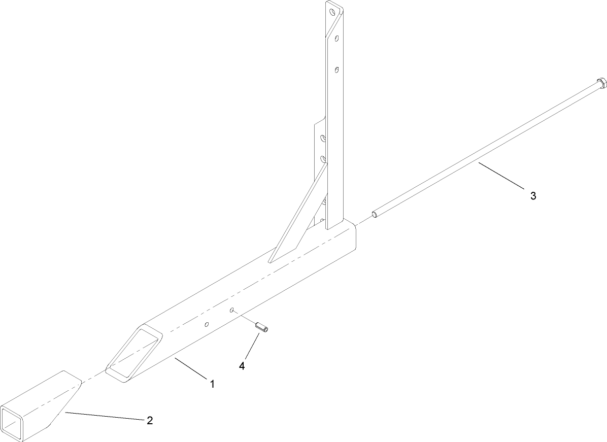 Left Hand Boom Mount Assembly