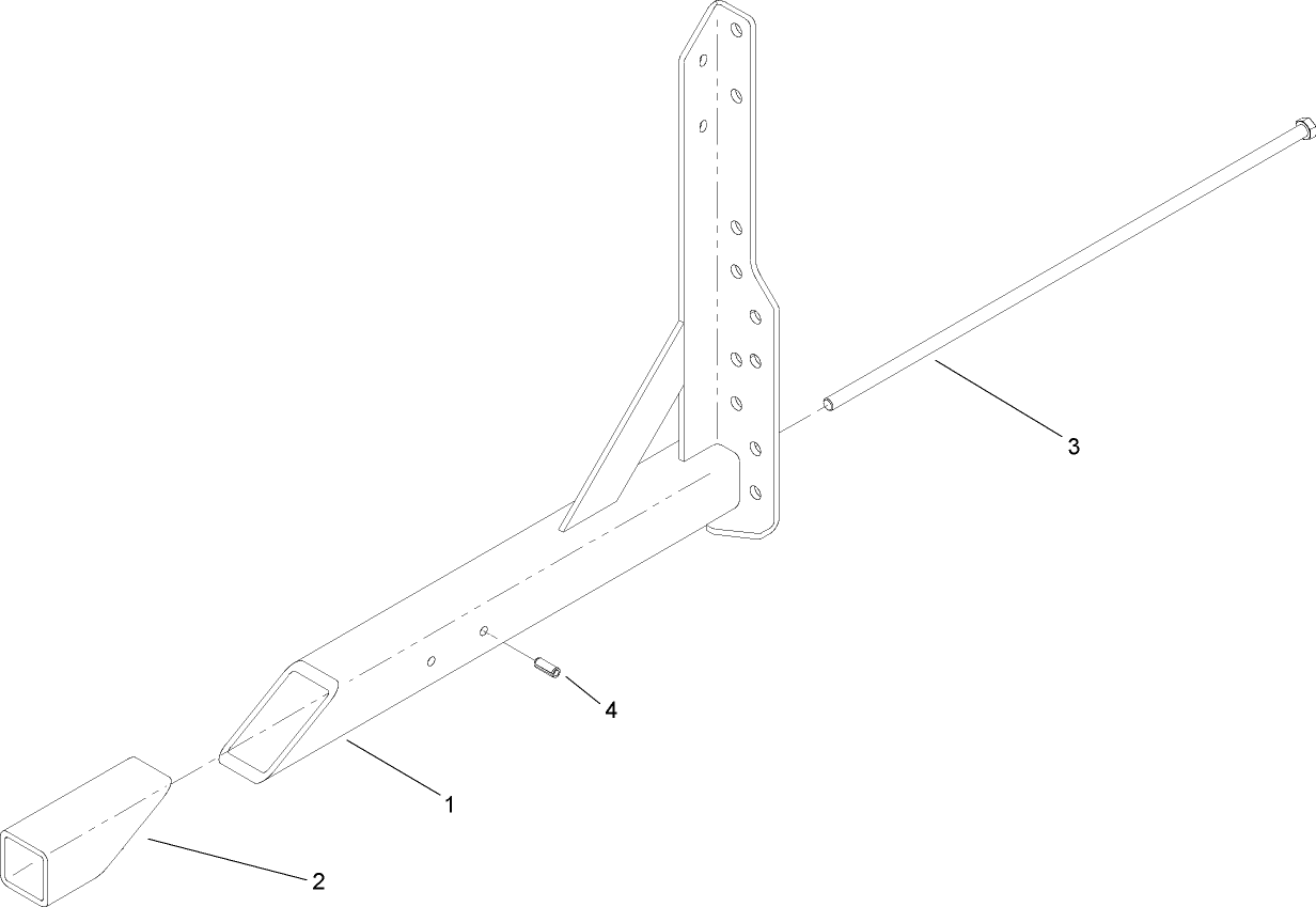 Right Hand Boom Mount Assembly