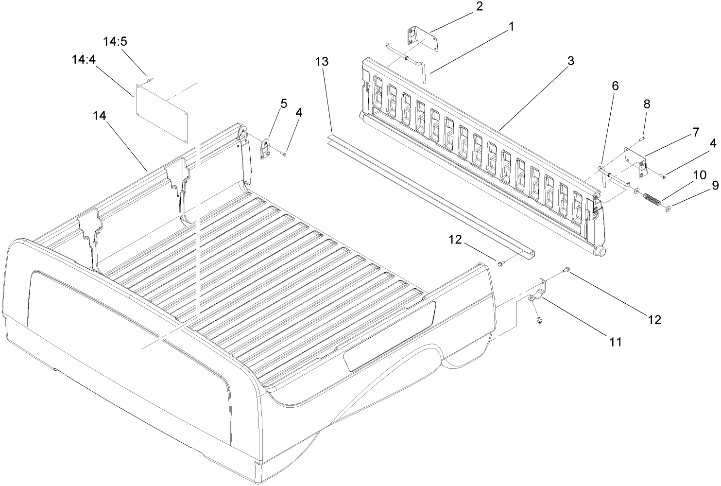 Box and Tailgate Assembly