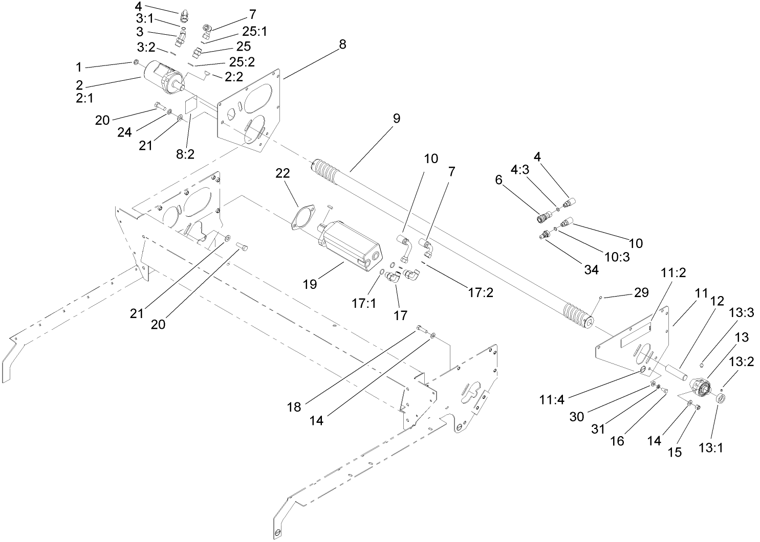 Brush and Motor Assembly