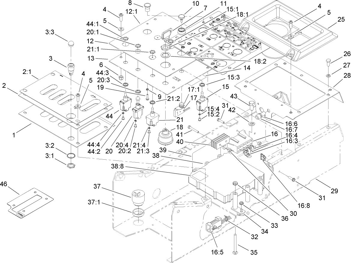 Control Box and Lower Control Panel Assembly