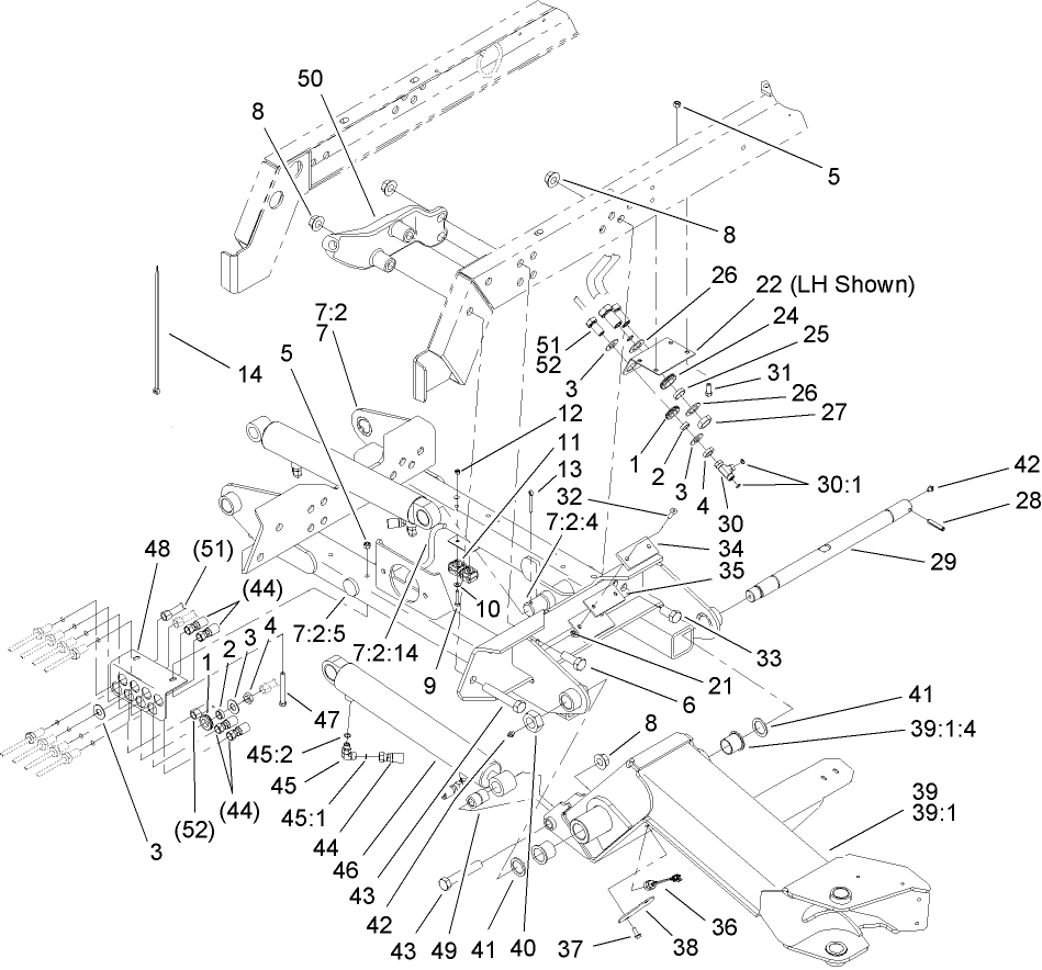 Wing Deck Lift Assembly