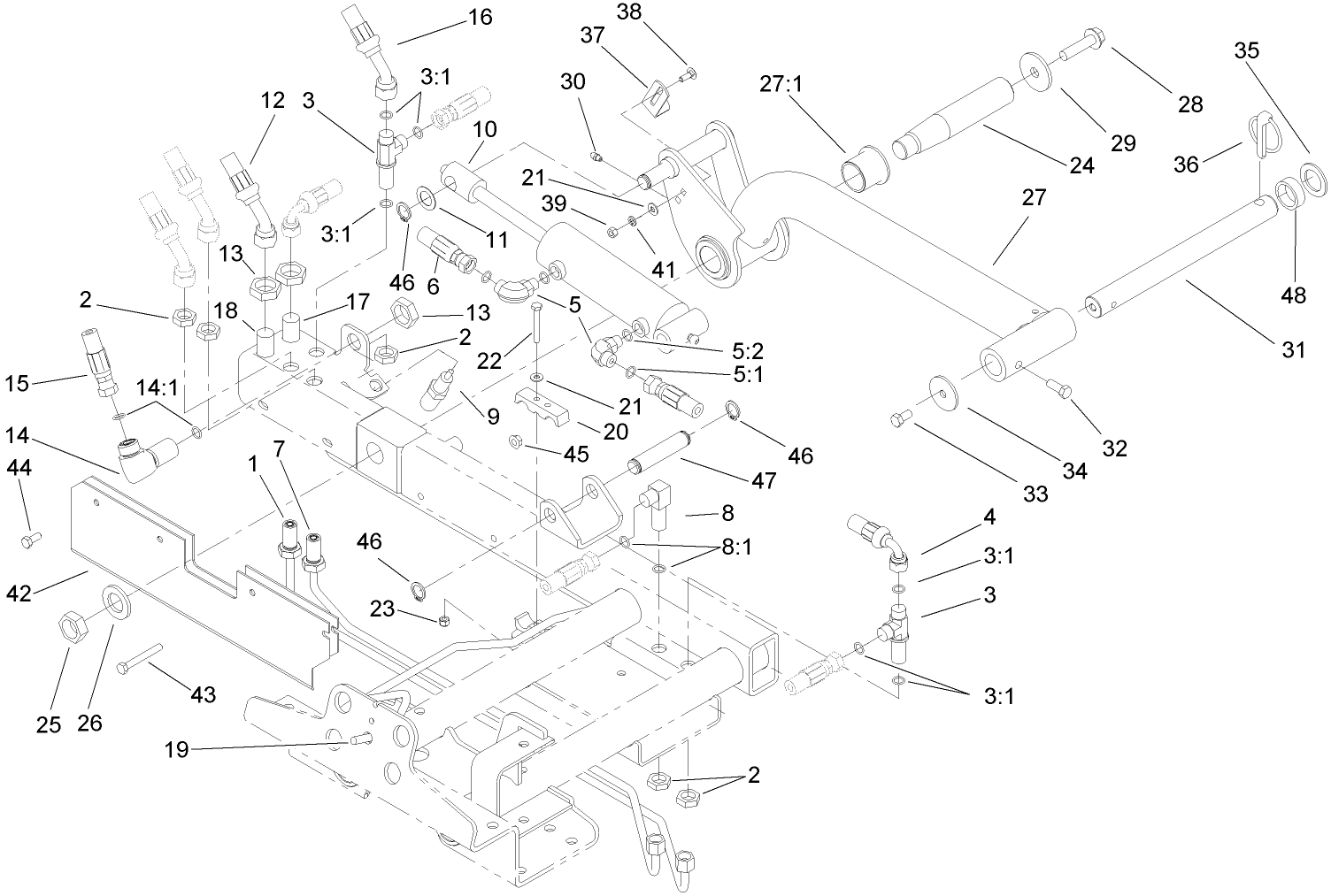 Lift Arm Hydraulic Assembly