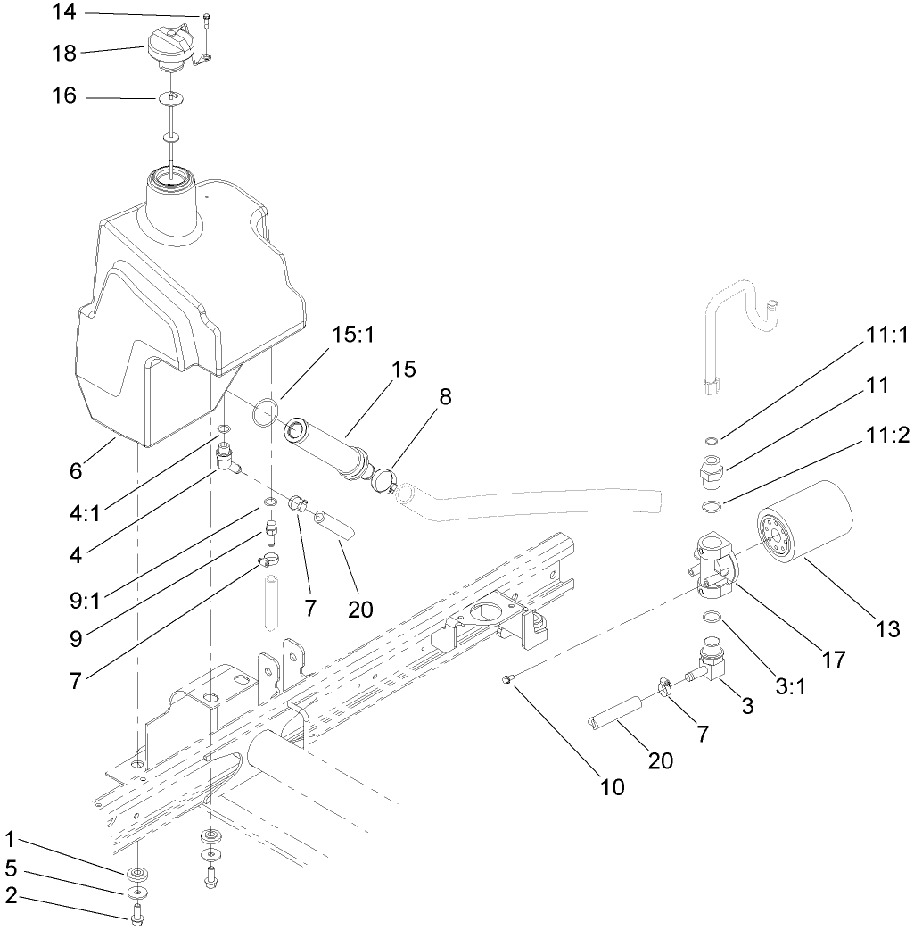 Hydraulic Tank Assembly