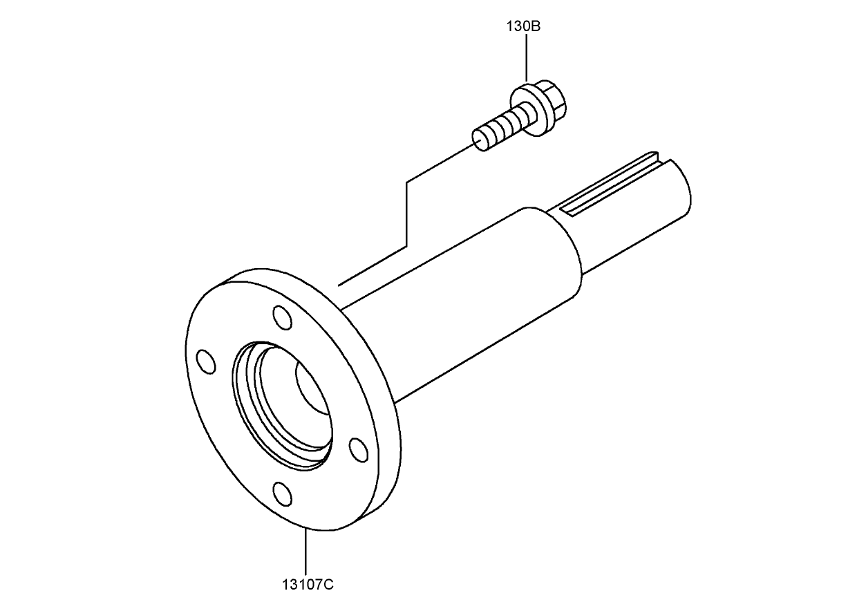 Power-Take-Off Equipment Assembly Kawasaki FH721D-CS05-R