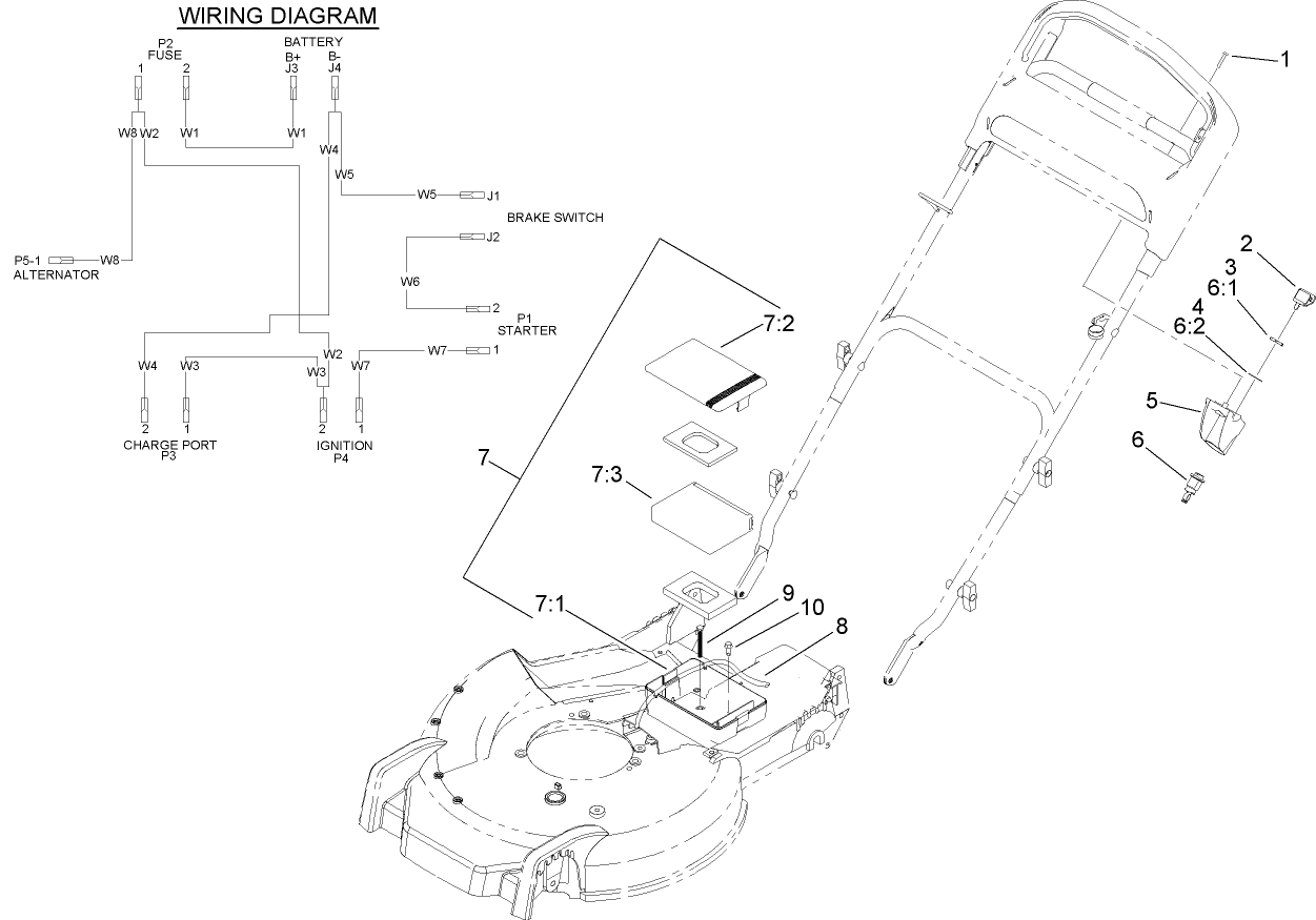 Battery and Switch Assembly