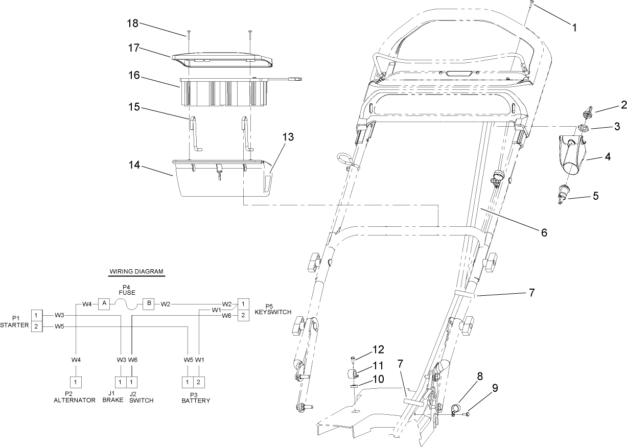 Electrical Starter Component Assembly