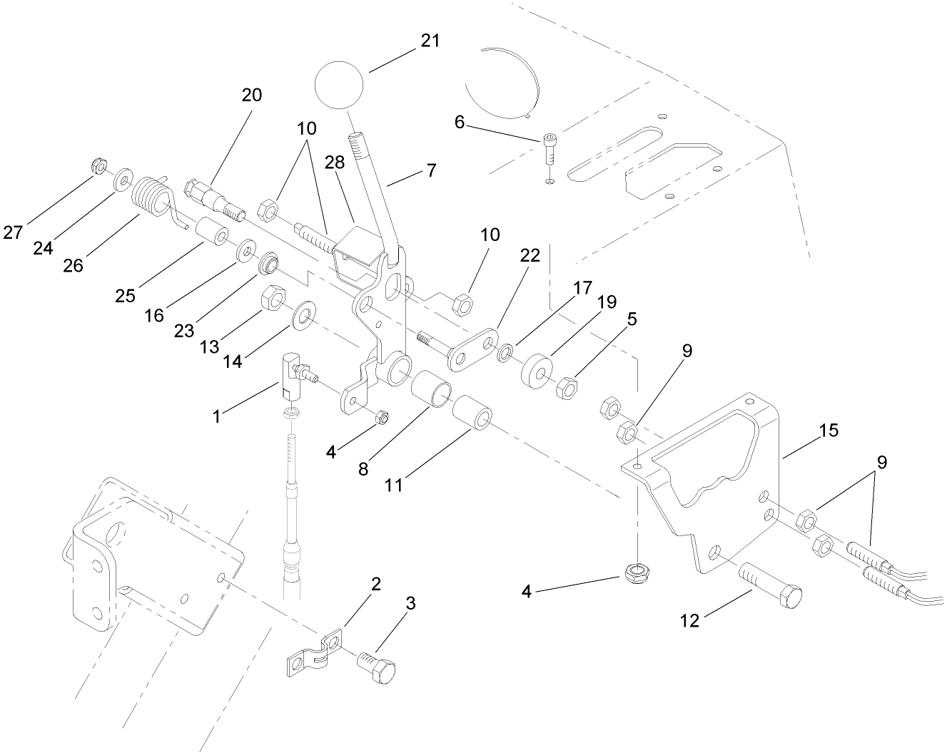 Functional Control Lever Assembly