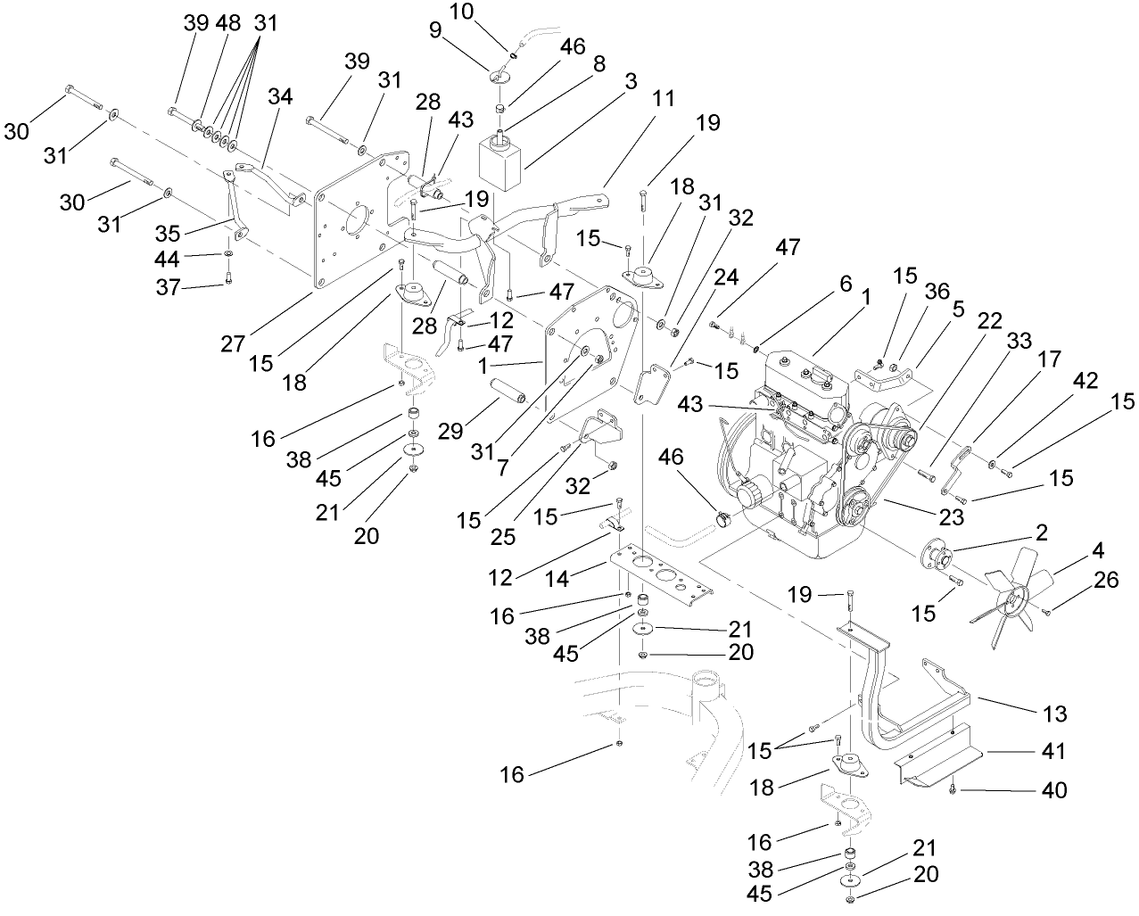 Engine Installation Assembly