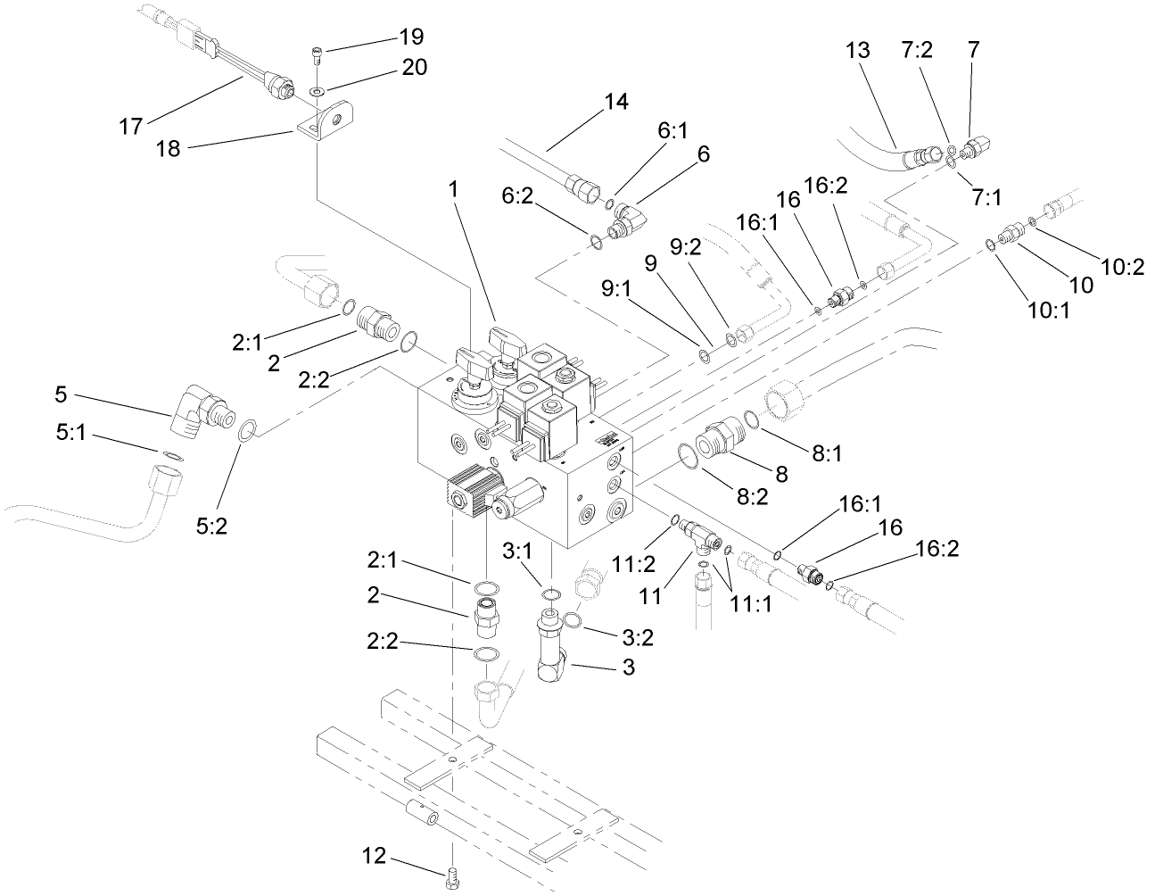Manifold Block Installation Assembly