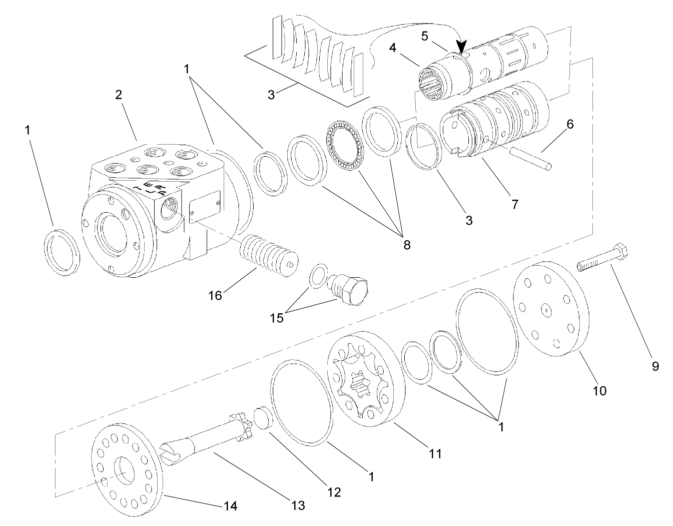 Steering Control Valve Assembly No. 105-0424